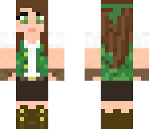 girl in green