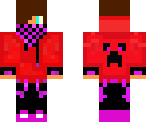 red and purple guy