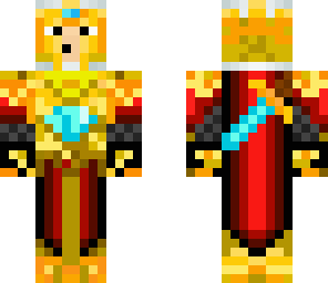 finn with gold armor