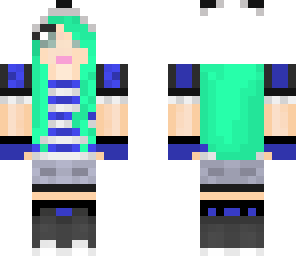 blue girl