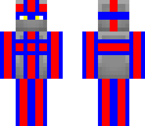 stripey robot