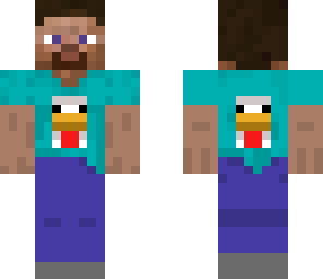steve with chicken t-shirt