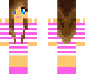 pink party dress edited with non messed up hair