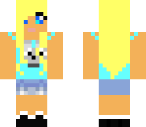 blond wolf girl