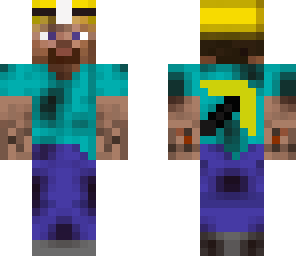 miner with golden pick
