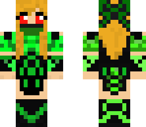 camo green ninja girl 