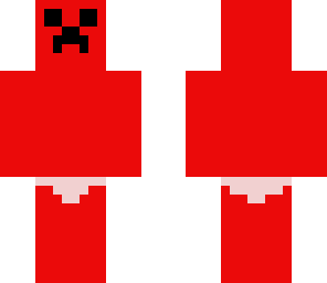 creeper with really bad sun burn