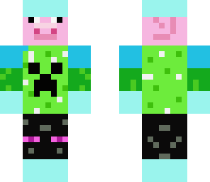 zombiepigcreeperman with diamond armor
