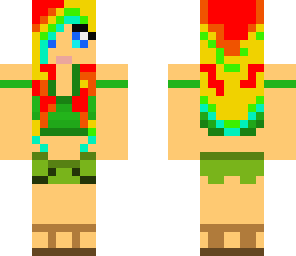 rainbow haired girl