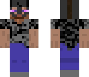 steve in an enderman disguise