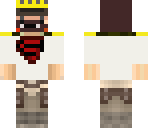 evil good dwarf  -white shirt golden shoulderpads-