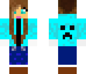 creeper hoddie girl
