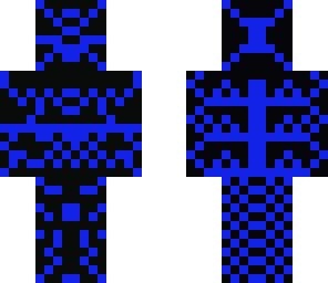 the blue skeleton