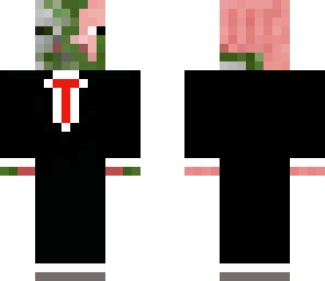 zombie pigman in a tux