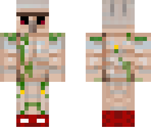 iron golem with slippers