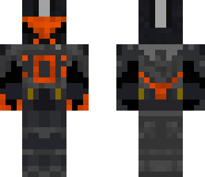 black and orange spartan