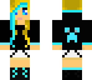 cute blue girl