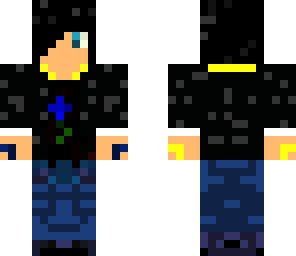 boy with blue rose that holds his life