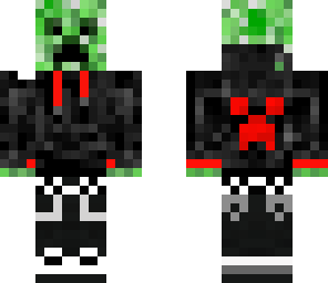 urban creeper with headphones and red hoodie
