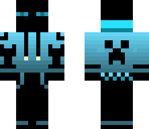 cool neon enderman