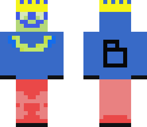 blue jungle man