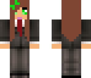 girl in a suit