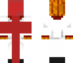 the red-white man