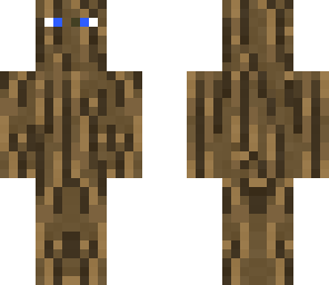 wood guy with blue eyes