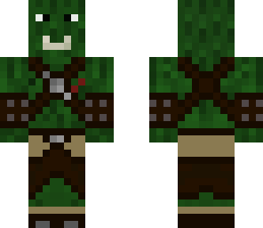 skyrim orc in hide armour