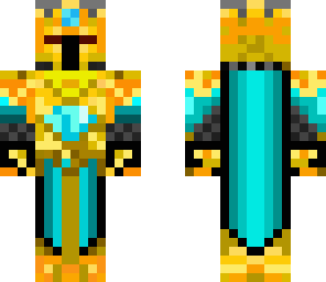 morgan - diamond and gold knight - without sword
