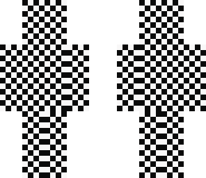 checkered