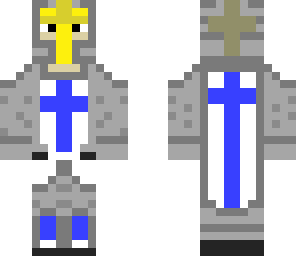 blue crusader armor