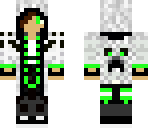 neon green teenager