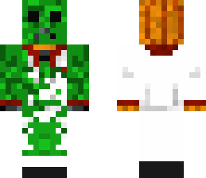 half infected pumpkin guy