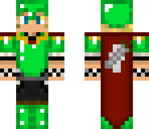 emerald armour man