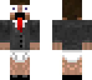 under wear guy in a suit
