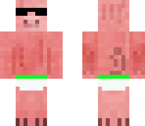 pig in underwear