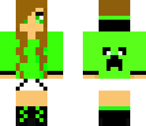 neon green girl