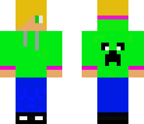 neon green guy