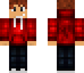 red hoodie