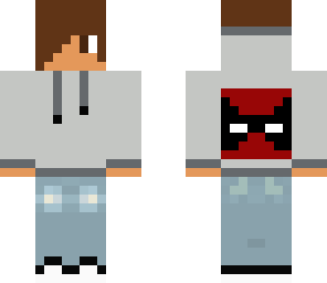 grey deadpool hoodie boy