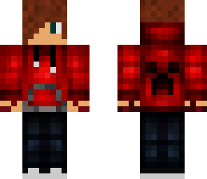 red nice hoddie
