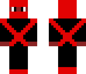 black and red ninja