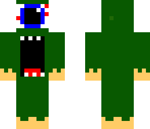green eyeball monster