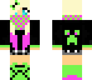 pink and green punk