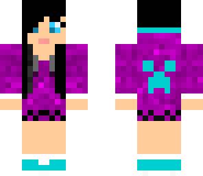 purple creeper hoodie