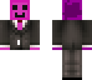 purple slime in  suit