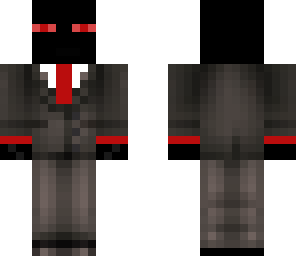 red enderman in suit