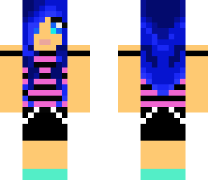 the blue girl