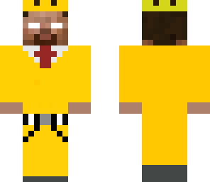 fixed gold suit herobrine